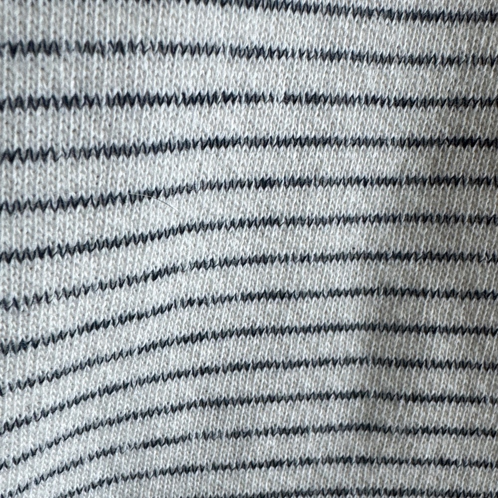 By Together Cream Mini-stripe Textured Knit Top - Picture 6 of 7